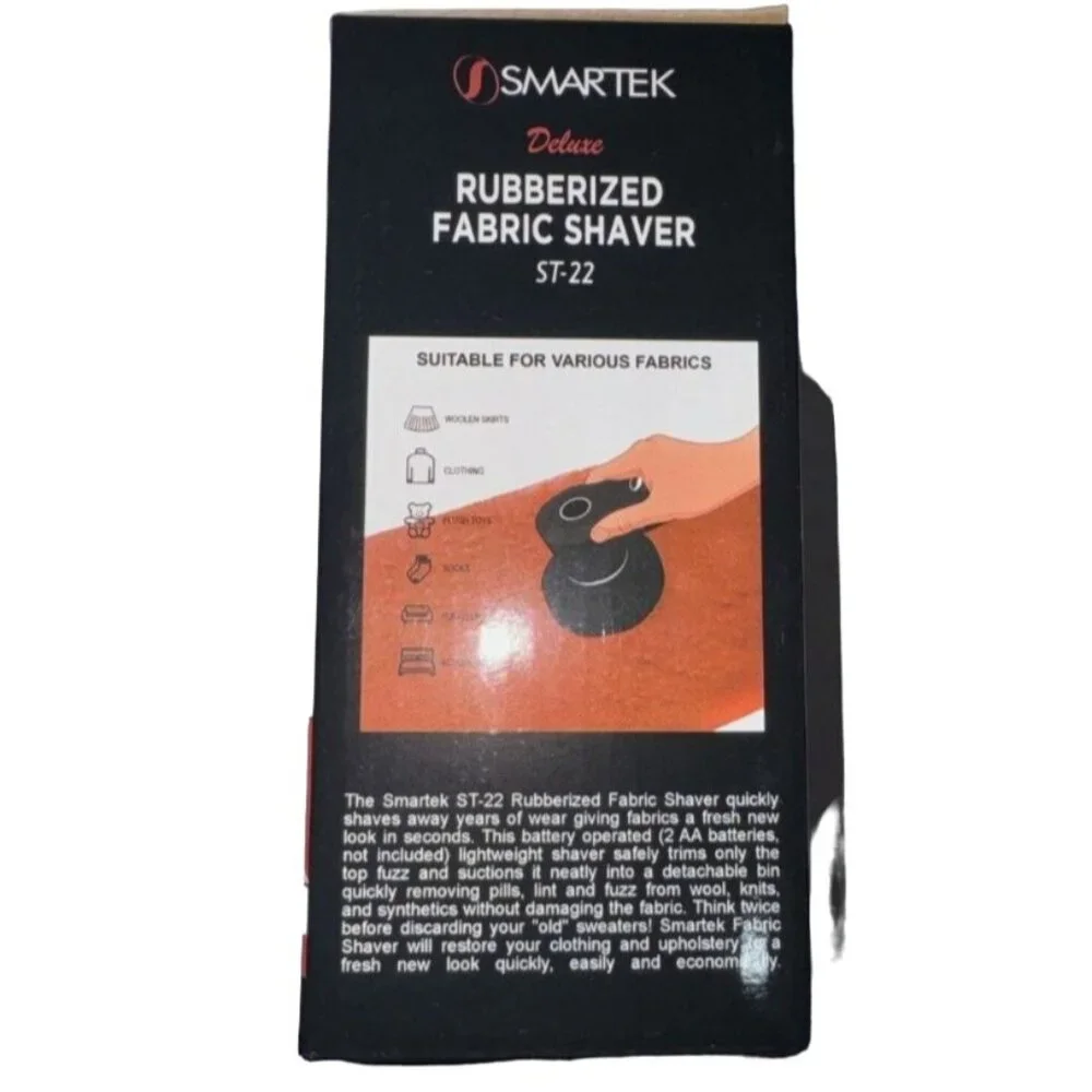 Smartek Lint and Fuzz Remover Fabric Clothes Shaver with Rubberized Handle ST-22